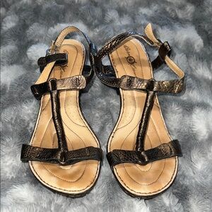 Born Strappy Heeled Sandals